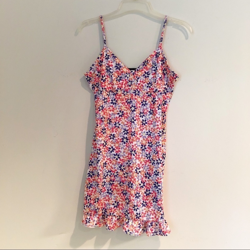 Pretty Little Thing Ditsy Floral Dress Slip Dress Daisy Mini Dress Flower Power